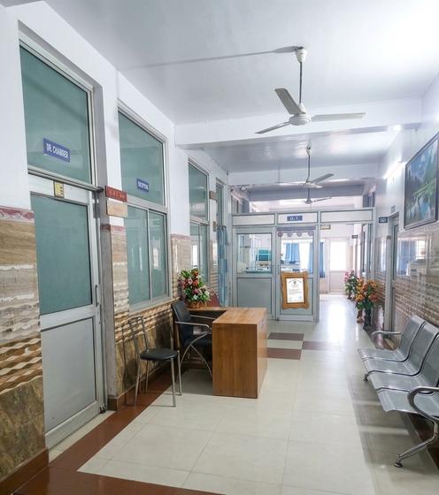 Reception and waiting area